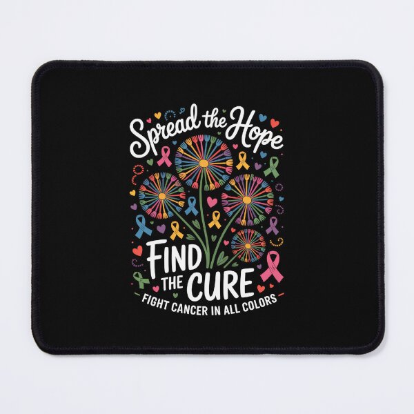 Item preview, Fight Cancer Ribbons Flower designed and sold by cosmicncozyS.