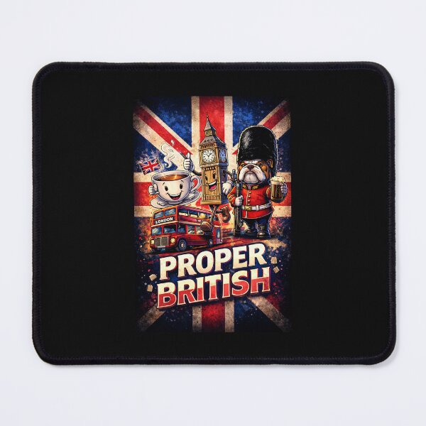 Item preview, Proper British Icons Funny UK Streetwear Design designed and sold by 1-NIMA-SHOP.