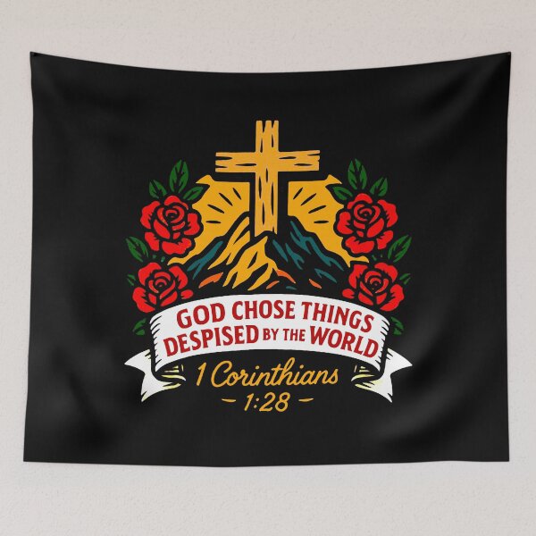 Item preview, 1 Corinthians 1:28 God Chose Things Despised By The World designed and sold by plushism.