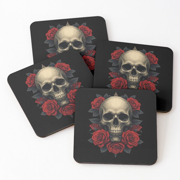 Item preview, Skulln roses designed and sold by whatthefoxsays.