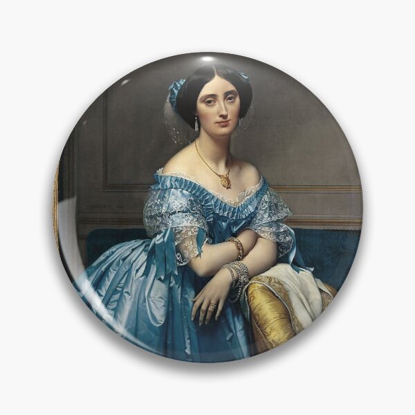 Item preview, Portrait of the Princesse de Broglie designed and sold by AnimaliaStar.