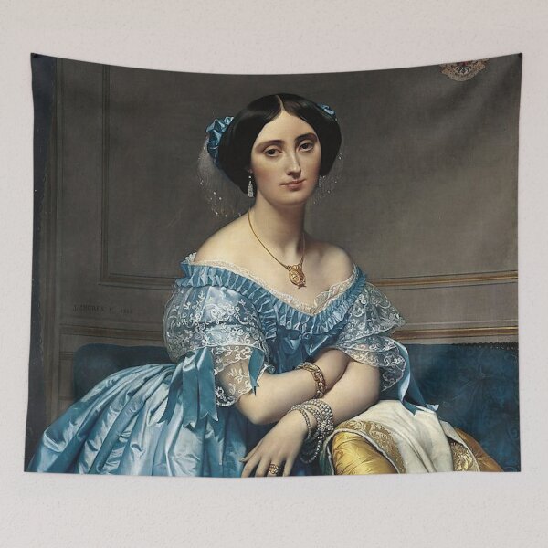 Item preview, Portrait of the Princesse de Broglie designed and sold by AnimaliaStar.
