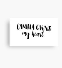 Lienzo Camila Cabello posee mi corazón