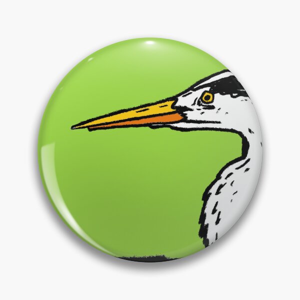 Item preview, Heron – Bold Pop Art - Bird art Illustration by GW-ART designed and sold by GWARTGB.