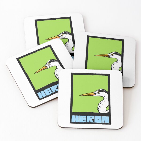 Item preview, Heron – Bold Pop Art - Bird art Illustration by GW-ART designed and sold by GWARTGB.