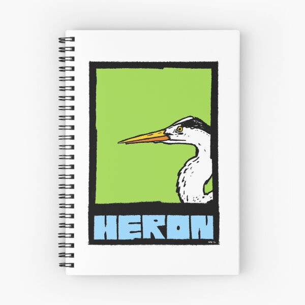 Item preview, Heron – Bold Pop Art - Bird art Illustration by GW-ART designed and sold by GWARTGB.