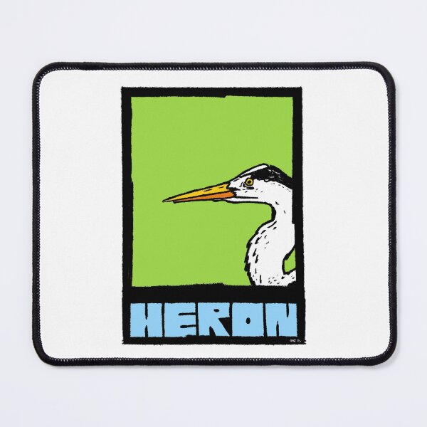 Item preview, Heron – Bold Pop Art - Bird art Illustration by GW-ART designed and sold by GWARTGB.