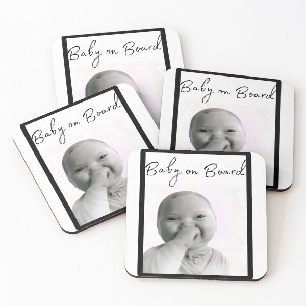 Item preview, baby on board bumpersticker designed and sold by BrontesWhimsyStore.