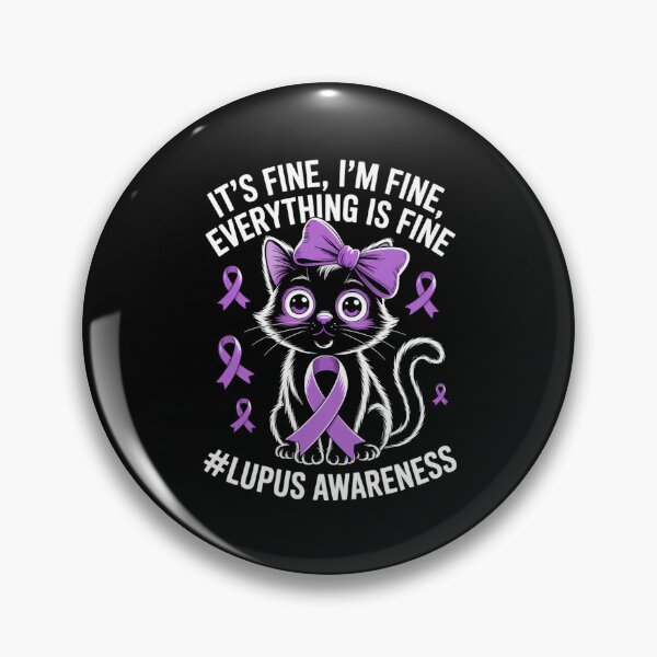 Item preview, Funny Cat Lupus Awareness designed and sold by cosmicncozyS.