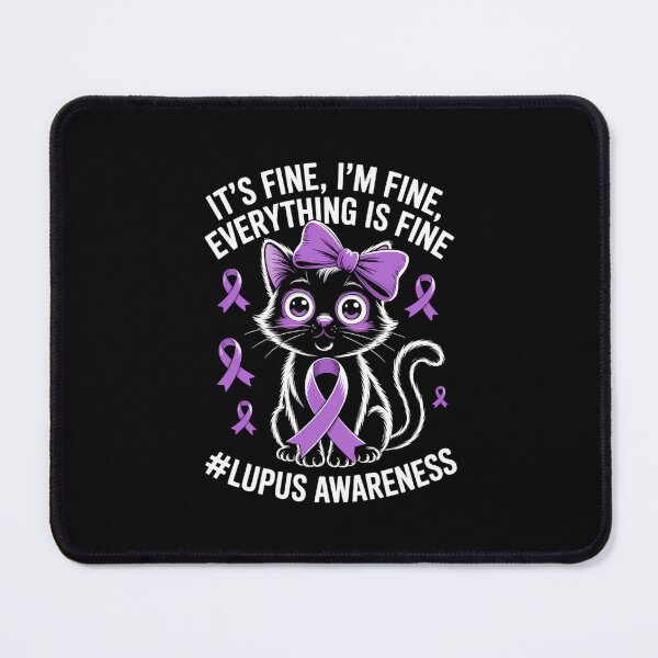 Item preview, Funny Cat Lupus Awareness designed and sold by cosmicncozyS.