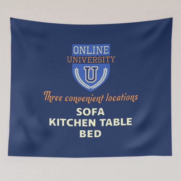 Item preview, Online University. designed and sold by UltraQuirky.