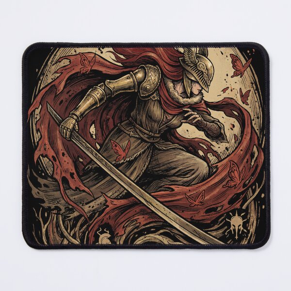 Item preview, Scarlet Goddess of Decay Unending Rot Flower Crimson Aeonia Lake of Putrescence Golden Order Betrayer Divine Tower Blooming Chaos Fan Art Portrait Illustration Poster T-Shirt Sticker Print Gift designed and sold by Senpaiwaves.