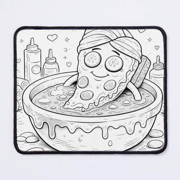 Item preview, Spa Pizza – Self Care Slice designed and sold by ComedyInkFactor.