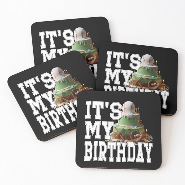 Item preview, IT'S MY BIRTHDAY Baseball players birthday Baseball fans Bday  designed and sold by Jt41.