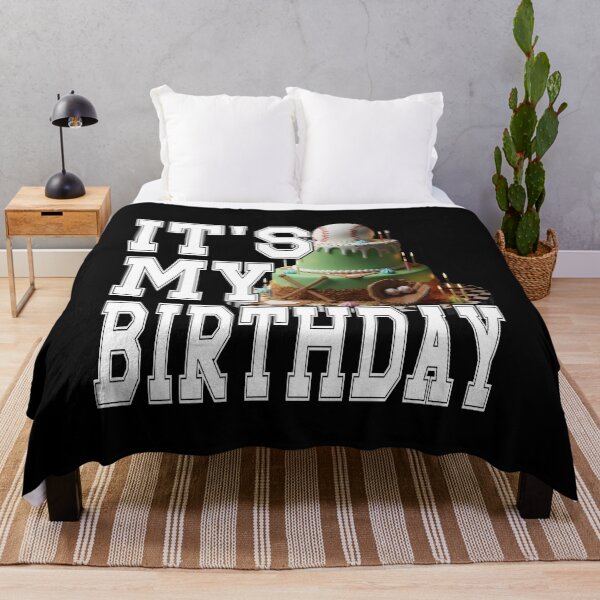 Item preview, IT'S MY BIRTHDAY Baseball players birthday Baseball fans Bday designed and sold by Jt41.