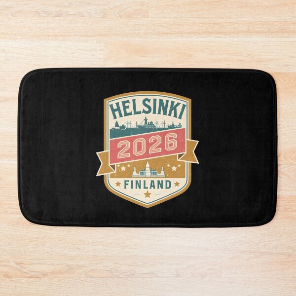 Item preview, Retro Helsinki 2026 Travel Badge T-Shirt Design - Finland Landmarks & Sailboat designed and sold by FestivityFinds.