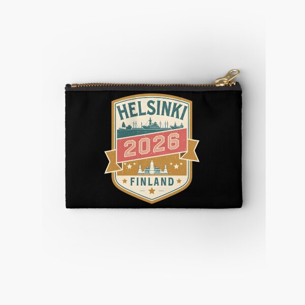 Item preview, Retro Helsinki 2026 Travel Badge T-Shirt Design - Finland Landmarks & Sailboat designed and sold by FestivityFinds.