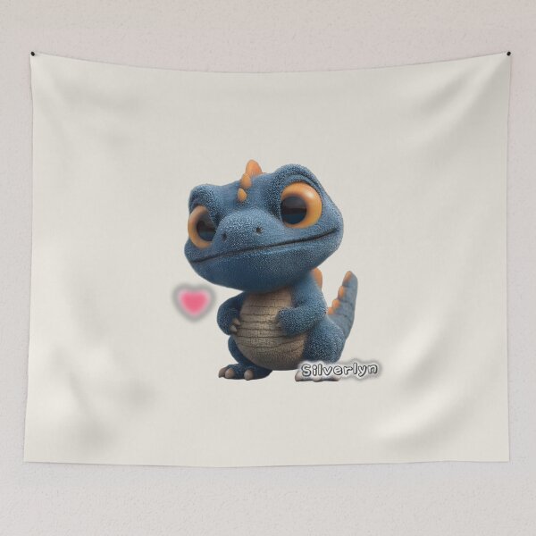 Item preview, Shy Little Dragon designed and sold by SilverlynDraws.