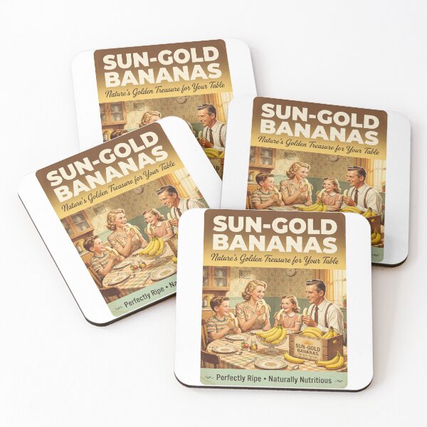 Item preview, Golden Treasure: Retro Banana Joy at the Family Table designed and sold by ForeverPrintsOK.