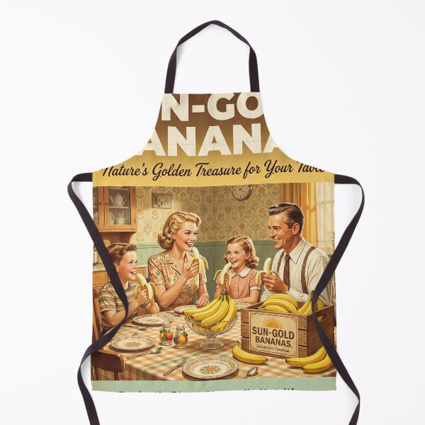 Item preview, Golden Treasure: Retro Banana Joy at the Family Table designed and sold by ForeverPrintsOK.