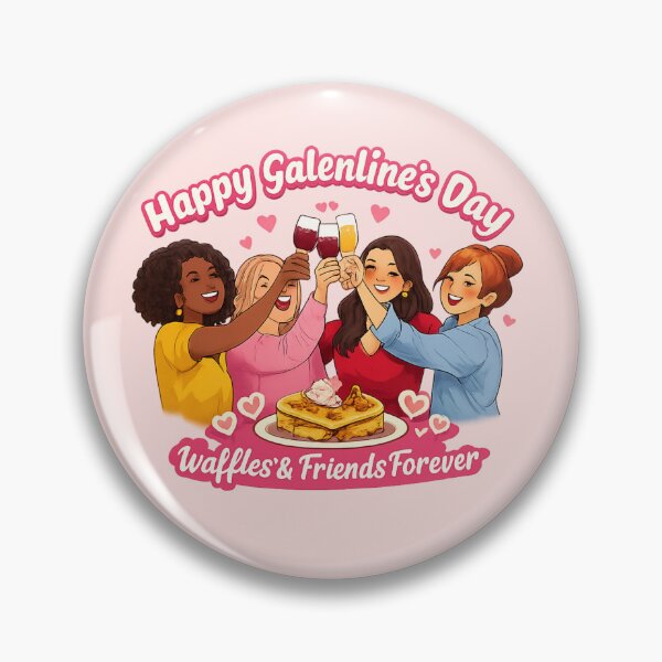 Item preview, Happy Galentine's Day – Waffles & Friends Forever designed and sold by PunchDrop.