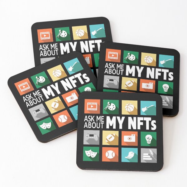Item preview, Ask Me About My NFTs. designed and sold by UltraQuirky.
