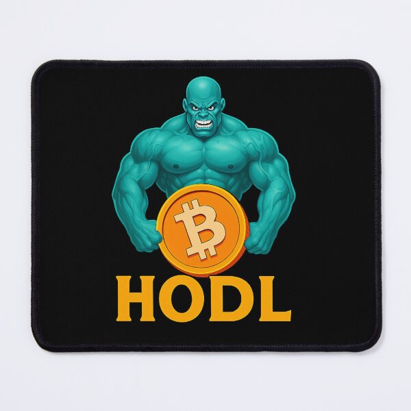 Item preview, Crypto Muscle HODL Bitcoin Warrior designed and sold by BitCrop.
