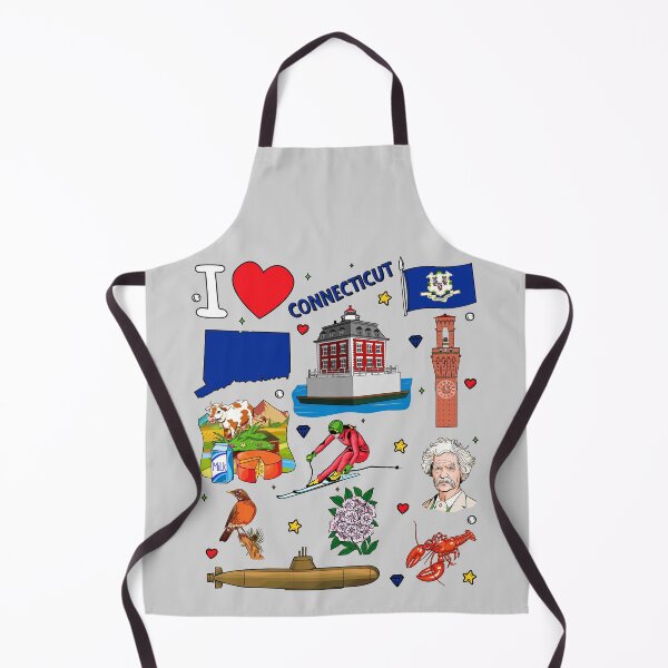 Item preview, Connecticut State Pride, Ultimate Landmarks & Icons Doodle Art designed and sold by mashmosh.