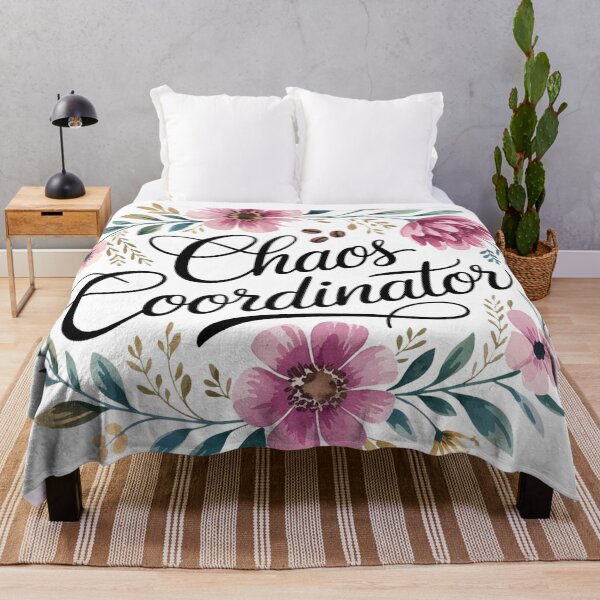 Item preview, Chaos Coordinator - Elegant Floral Teacher & Mom Gift designed and sold by Thompika.