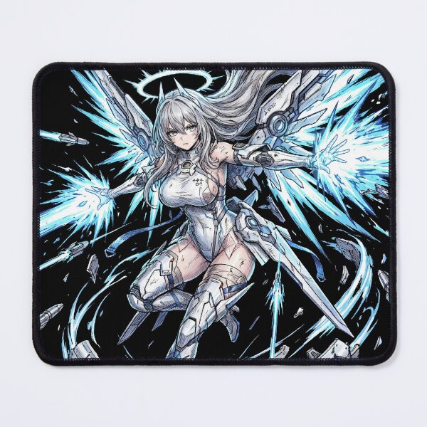 Item preview, Sereniel Chaos Zero Nightmare Silver Hair Sword Maiden Dark Fantasy Knight Gothic Anime Girl Fan Art Portrait Poster T-Shirt Sticker Print Gift designed and sold by Senpaiwaves.