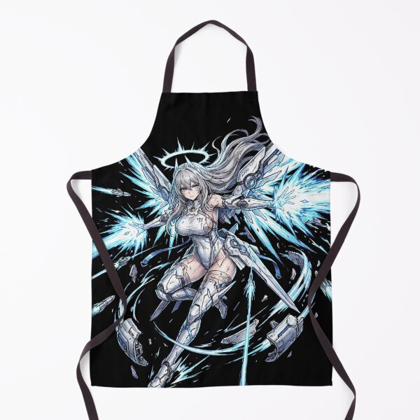 Item preview, Sereniel Chaos Zero Nightmare Silver Hair Sword Maiden Dark Fantasy Knight Gothic Anime Girl Fan Art Portrait Poster T-Shirt Sticker Print Gift designed and sold by Senpaiwaves.