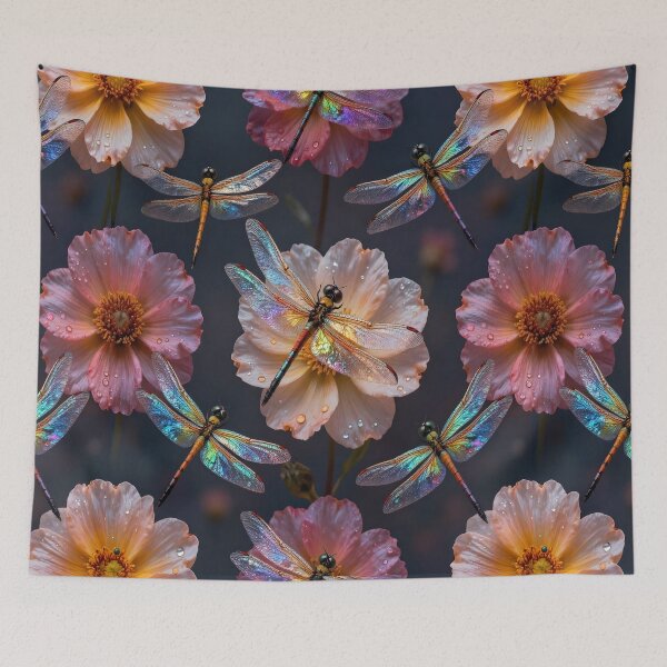 Item preview, Dragonflies designed and sold by JacquiTaylorArt.