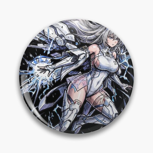 Item preview, Sereniel Chaos Zero Nightmare Silver Hair Sword Maiden Dark Fantasy Knight Gothic Anime Girl Fan Art Portrait Poster T-Shirt Sticker Print Gift designed and sold by Senpaiwaves.