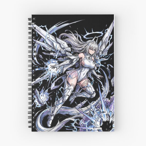 Item preview, Sereniel Chaos Zero Nightmare Silver Hair Sword Maiden Dark Fantasy Knight Gothic Anime Girl Fan Art Portrait Poster T-Shirt Sticker Print Gift designed and sold by Senpaiwaves.