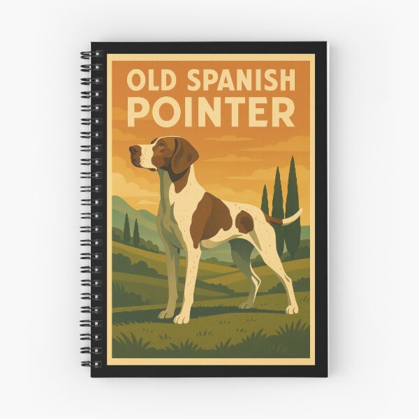 Aperçu de l'œuvre Portrait de champ d'un vieux braque espagnol créée et vendue par Flying Doggo.