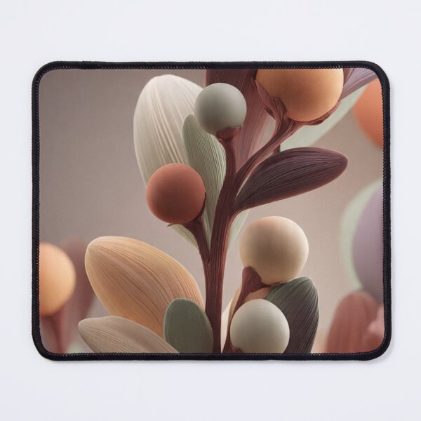 Item preview, Soft Abstract Botanical Sculpture in Pastel Tones – Modern Floral Art designed and sold by Flair-Fashion.
