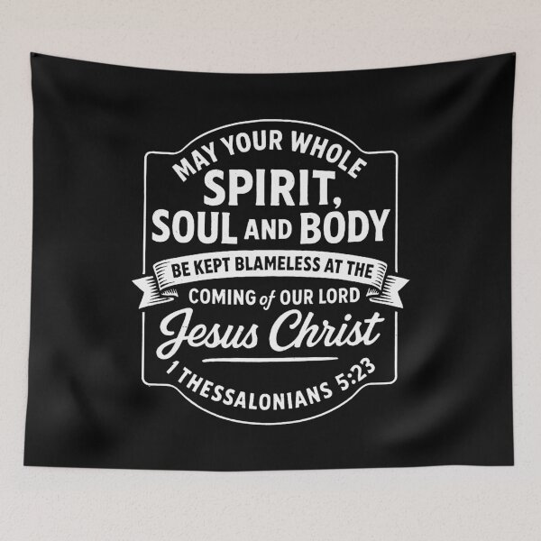 Item preview, 1 Thessalonians 5:23 May your spirit be kept blameless at the coming of our Lord Jesus Christ designed and sold by plushism.