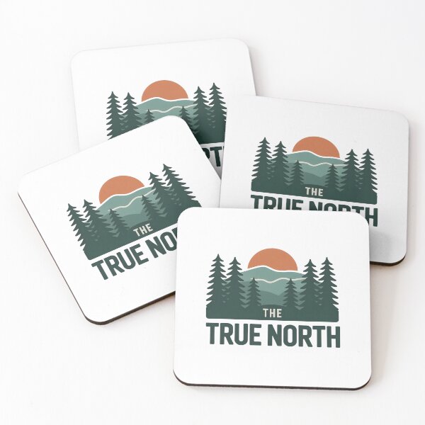 Item preview, The True North Minimalist Nature Design designed and sold by Paper Drip.