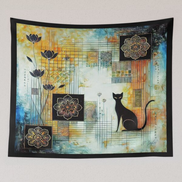 Item preview, The Black Cat's Blessing designed and sold by JacquiTaylorArt.