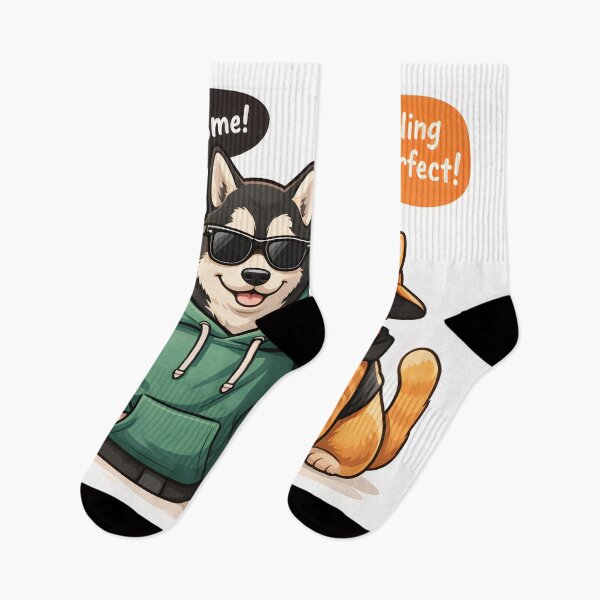 Item preview, Stay Pawsome – Cool Dog & Cat Streetwear Cartoon Design designed and sold by Furfolkz.