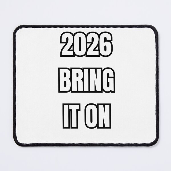 Item preview, 2026 Bring It On – New Year Minimal Typography Design designed and sold by Purdiole-art.