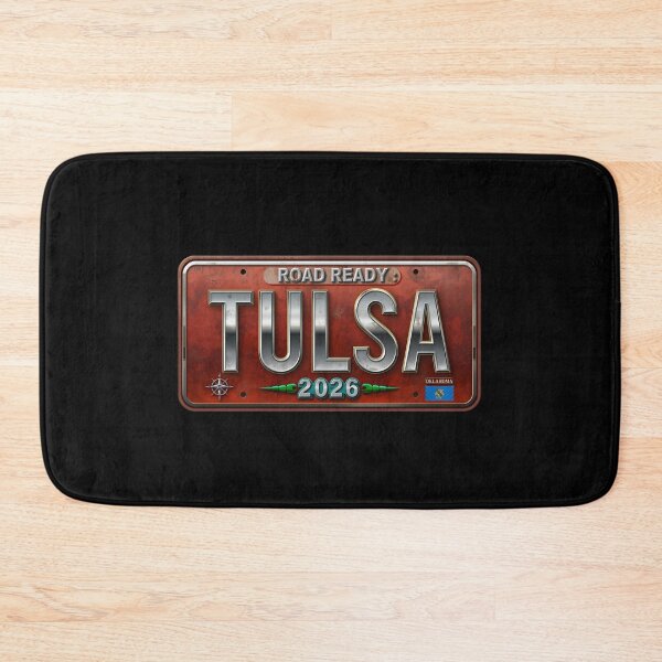 Item preview, Vintage Tulsa 2026 Road Ready License Plate T-Shirt Design - Route 66 Oklahoma Travel designed and sold by FestivityFinds.