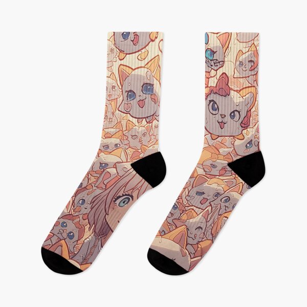 Item preview, Pastel Daydream of a Thousand Cats designed and sold by ShopSpire.