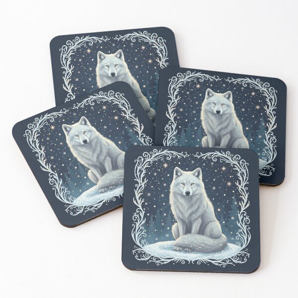 Item preview, Silent Frost – White Wolf Winter Enchantment designed and sold by Iras-Art-Corner.