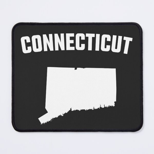 Item preview, Connecticut State Pride - Classic White Silhouette Map designed and sold by mashmosh.
