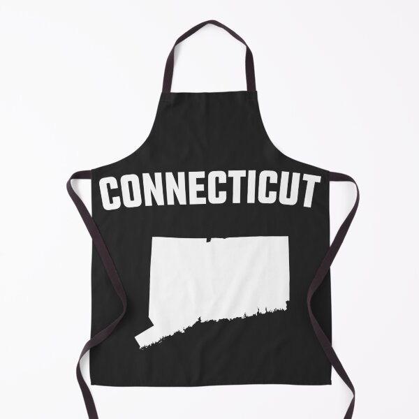 Item preview, Connecticut State Pride - Classic White Silhouette Map designed and sold by mashmosh.
