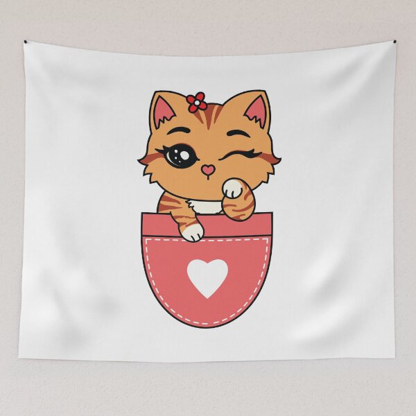 Item preview, Pocket Kitten designed and sold by MarshallStickerX.