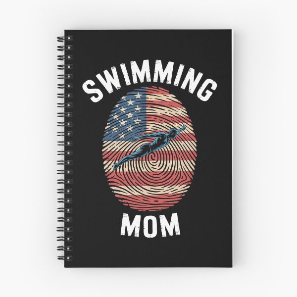 Item preview, American Flag Fingerprint Patriotic Sports Swimming Mom  designed and sold by RoyTill0Art.