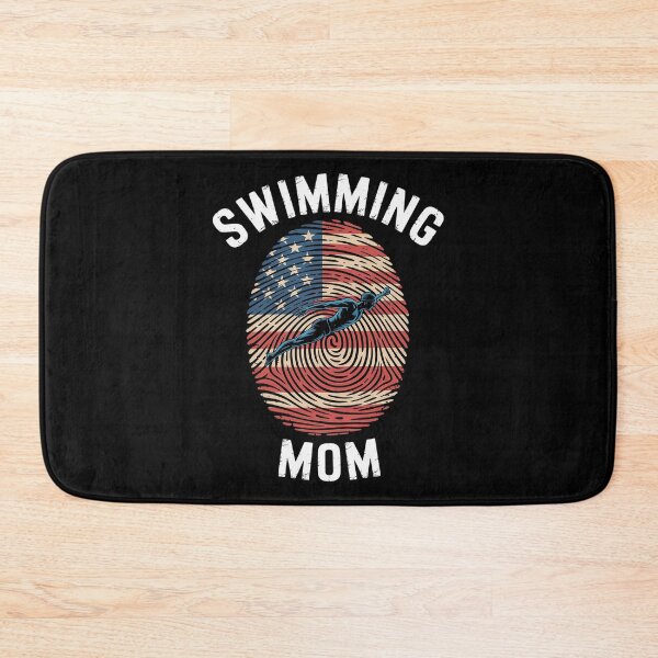 Item preview, American Flag Fingerprint Patriotic Sports Swimming Mom  designed and sold by RoyTill0Art.