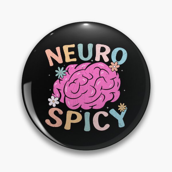 Item preview, Neuro Spicy Brain – Cute & Funny ADHD / Neurodivergent Awareness designed and sold by Suzy Perez Art.